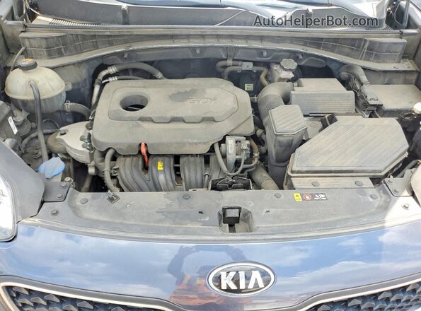 KNDPM3AC5J7484012 2018 KIA SPORTAGE Blue Widok naklejki z numerem VIN