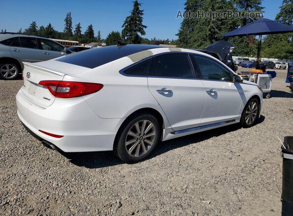 5NPE34AF4GH396955 2016 HYUNDAI SONATA White Przód prawy