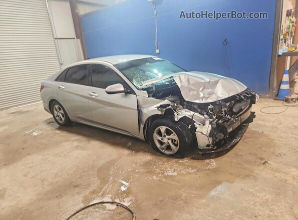 5NPLL4AG4MH016024 2021 HYUNDAI ELANTRA Серебряный Вид спереди