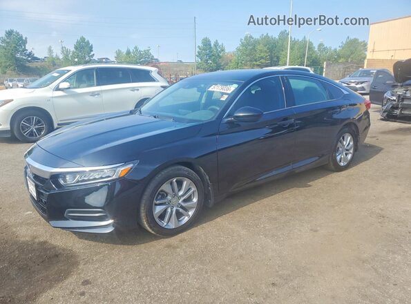 1HGCV1F1XKA128376 2019 HONDA ACCORD Черный Задняя левая четверть