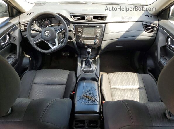 KNMAT2MV6HP571427 2017 NISSAN ROGUE Green Vista del cuadro de instrumentos