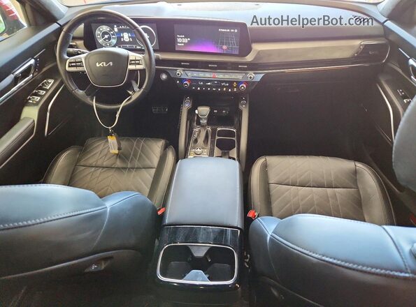 5XYP5DGC9RG455783 2024 KIA TELLURIDE Red Սարքավորումների վահանակի տեսք