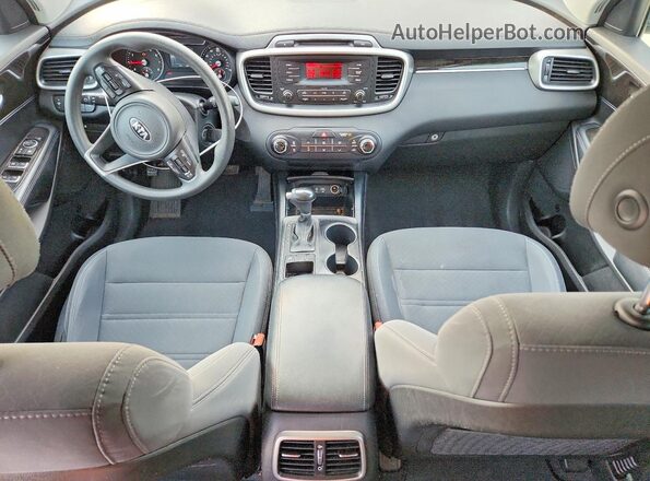 5XYPG4A34HG205370 2017 KIA SORENTO Black Widok zestawu wskaźników