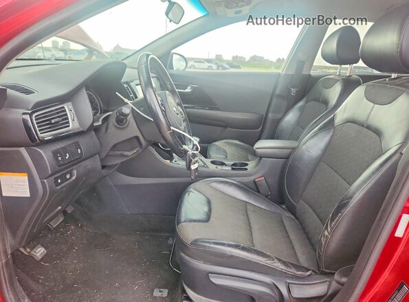 KNDCC3LC0H5042212 2017 KIA NIRO Red წინა პანელის ხედი