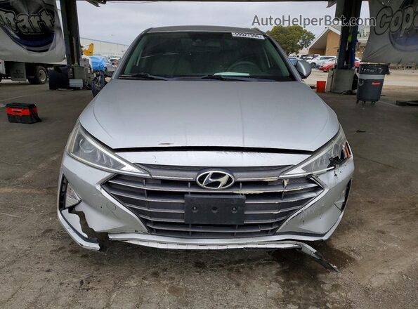 KMHD84LF7KU767711 2019 HYUNDAI ELANTRA Silver Rear view
