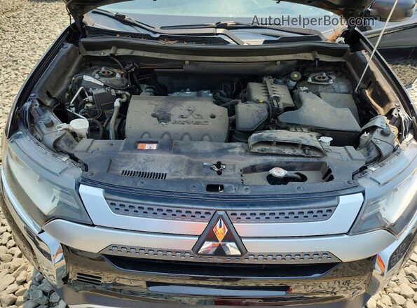 JA4AD2A34KZ011525 2019 MITSUBISHI OUTLANDER Black Widok naklejki z numerem VIN