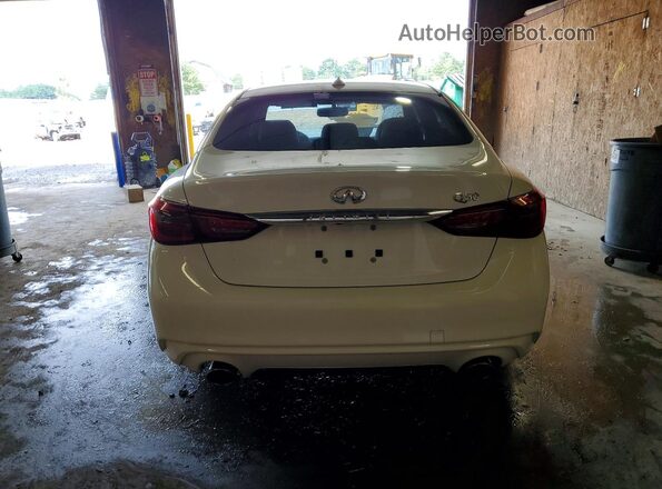 JN1EV7AP8JM364501 2018 INFINITI Q50 White წინა სალონის ხედი