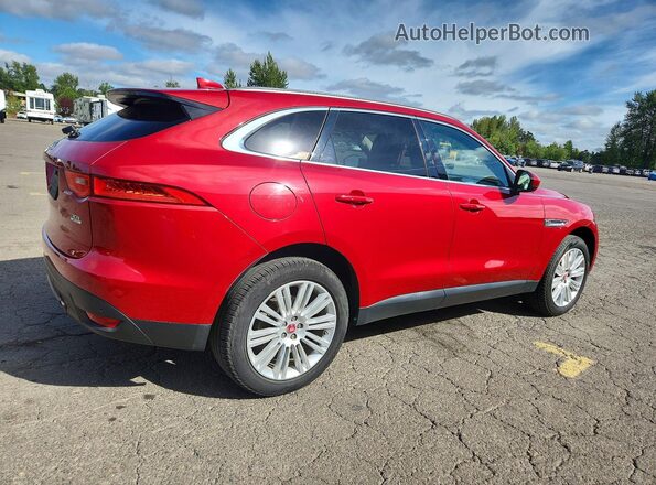 SADCN2GX0KA366930 2019 JAGUAR F-PACE Red Front right