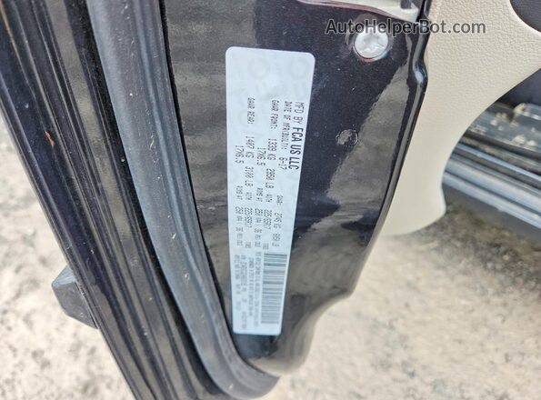 2C4RDGCG2HR825195 2017 DODGE CARAVAN Black 360 interior view