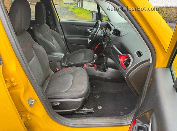 ZACCJBCB4HPE87499 2017 JEEP RENEGADE Yellow Հետևի տեսք