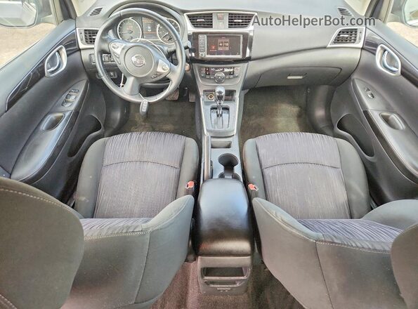 3N1AB7AP7KY372210 2019 NISSAN SENTRA Gray Instrument cluster view