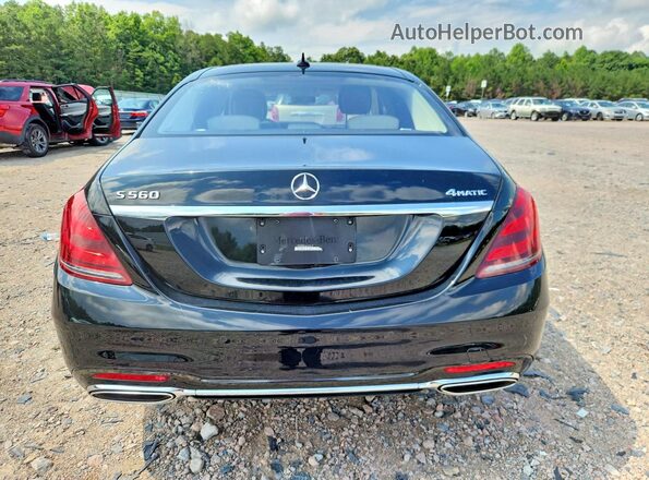 WDDUG8GB2JA402610 2018 MERCEDES-BENZ S Black Widok wnętrza z przodu