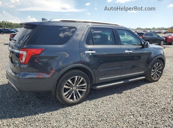 1FM5K8HT0HGA97650 2017 FORD EXPLORER Серый Передняя правая четверть