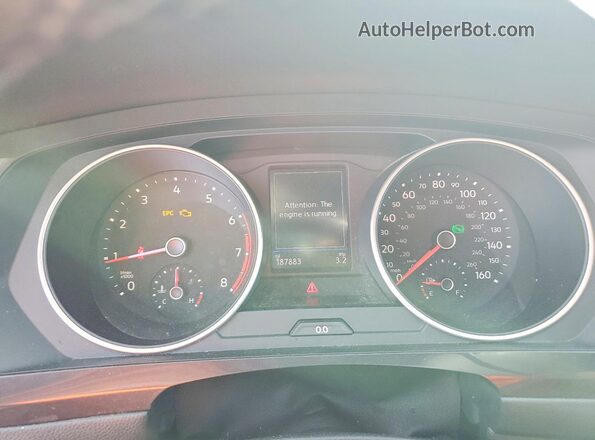3VV2B7AX9KM036794 2019 VOLKSWAGEN TIGUAN Черный Вид задних сидений