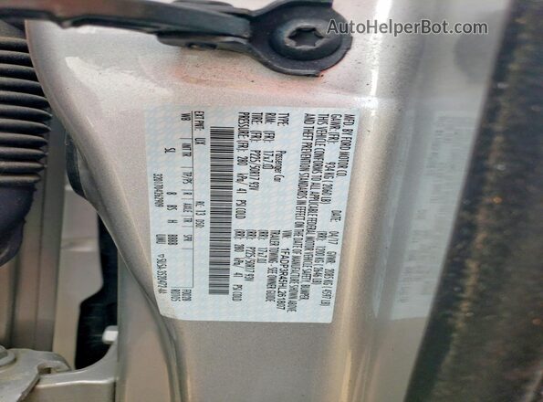1FADP3R45HL261807 2017 FORD FOCUS Серебряный Вид наклейки с VIN-кодом