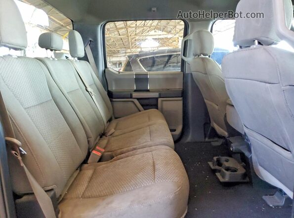 1FTEW1C51KKC90001 2019 FORD F150 Серый Вид задней части салона