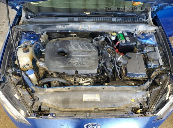 3FA6P0HDXHR272148 2017 FORD FUSION Blue Vista del compartimento del motor