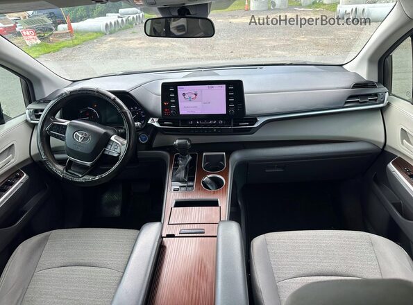 5TDKRKEC2MS025577 2021 TOYOTA SIENNA Black Вид задніх сидінь
