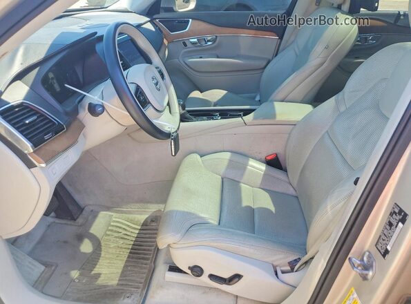 YV4A22PL5G1016576 2016 VOLVO XC90 Beige Вид панелі приладів