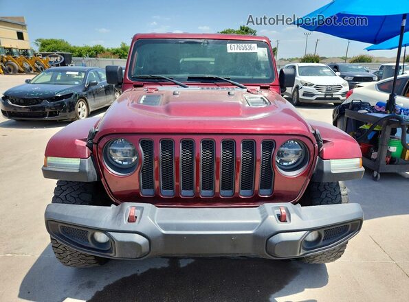 1C4HJXFG6MW569077 2021 JEEP WRANGLER Red Widok z tyłu