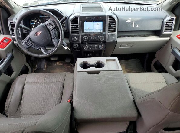 1FTEW1EGXGFD51277 2016 FORD F150 Черный Вид щитка приборов