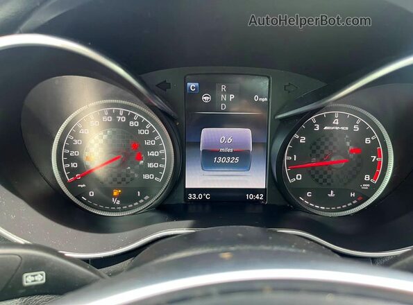 WDDWJ6EB4HF477095 2017 MERCEDES-BENZ C Black Rear interior view