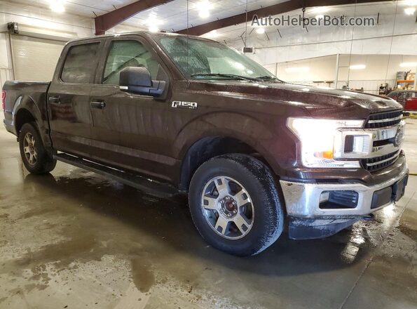 1FTEW1E57JKF43012 2018 FORD F150 Burgundy Դիմացի տեսք