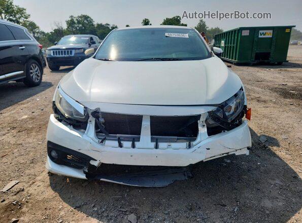 2HGFC3B34JH353687 2018 HONDA CIVIC White Հետևի տեսք