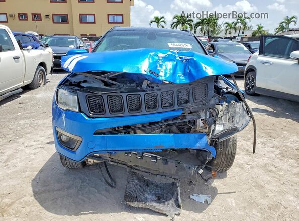 3C4NJCBB4KT676847 2019 JEEP COMPASS Blue Widok z tyłu