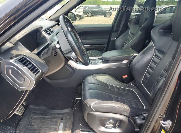 SALWZ2FE4HA161433 2017 LAND ROVER RANGE Black წინა პანელის ხედი