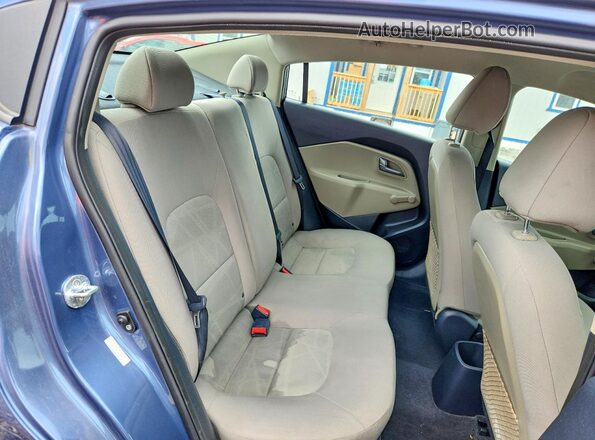 KNADM4A39G6633557 2016 KIA RIO Blue უკანა სალონის ხედი