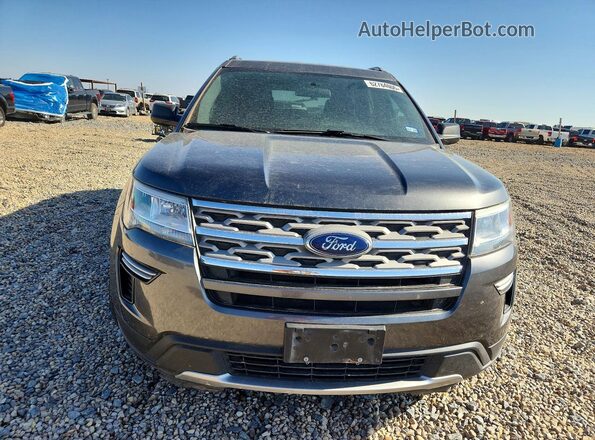 1FM5K7DHXJGB30221 2018 FORD EXPLORER Black Vista trasera
