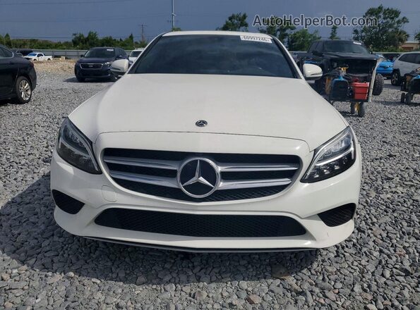 55SWF8DB7KU304710 2019 MERCEDES-BENZ C-CLASS White უკანა ხედი