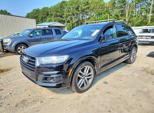 WA1VAAF78HD052763 2017 AUDI Q7 Black Trasero izquierdo
