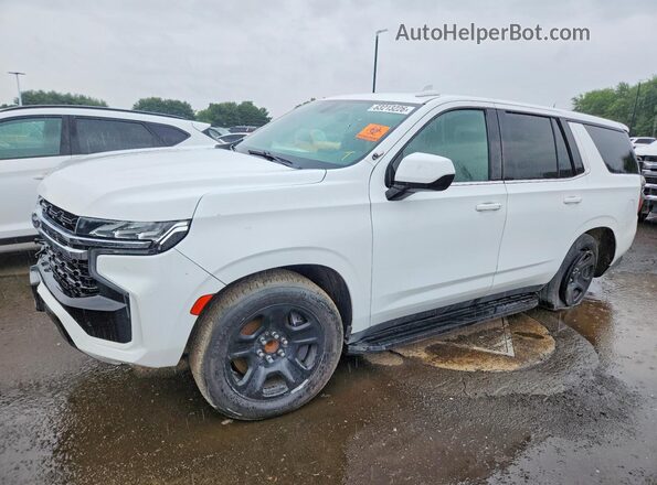 1GNSCLED6NR247787 2022 CHEVROLET TAHOE White Задня ліва чверть