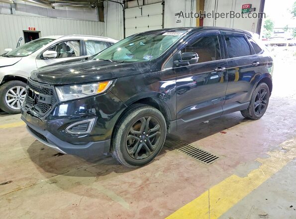 2FMPK3K94HBC27834 2017 FORD EDGE Black Задня ліва чверть