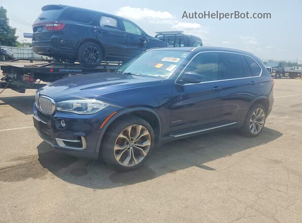 5UXKT0C52G0S76776 2016 BMW X5 Blue Tył lewy