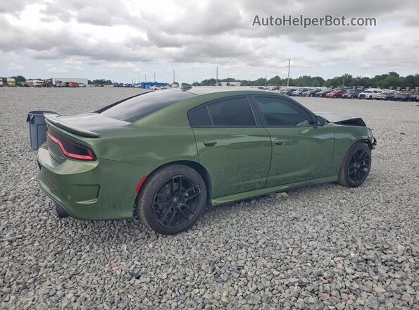 2C3CDXHG6PH504381 2023 DODGE CHARGER Green Przód prawy