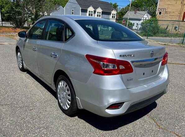 3N1AB7AP0KY443070 2019 NISSAN SENTRA Silver Դիմացի տեսք