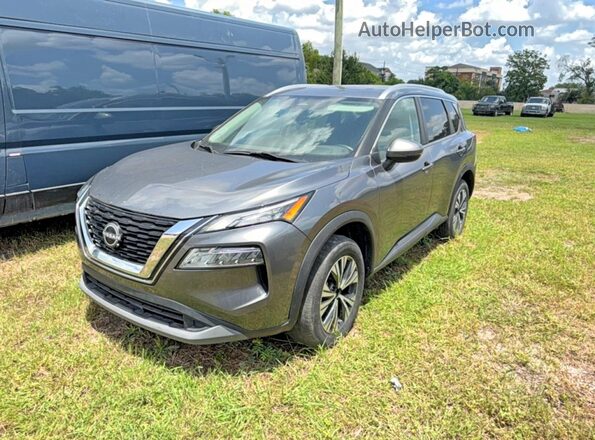 5N1BT3BA7NC728696 2022 NISSAN ROGUE Gray Rear right