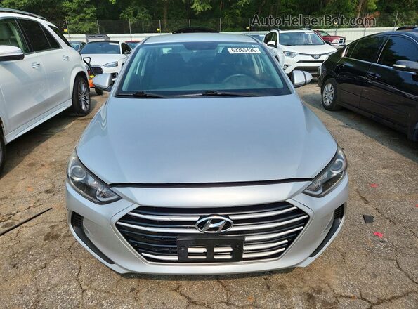 5NPD74LF5JH353052 2018 HYUNDAI ELANTRA Silver Widok z tyłu