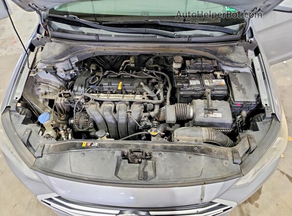 5NPD84LF0HH018644 2017 HYUNDAI ELANTRA Silver Вид підкапотного простору