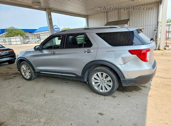 1FMSK8FH2LGC87394 2020 FORD EXPLORER Silver Trasero derecho