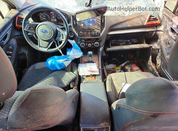 JF2SKARC1MH549771 2021 SUBARU FORESTER Gray Widok zestawu wskaźników