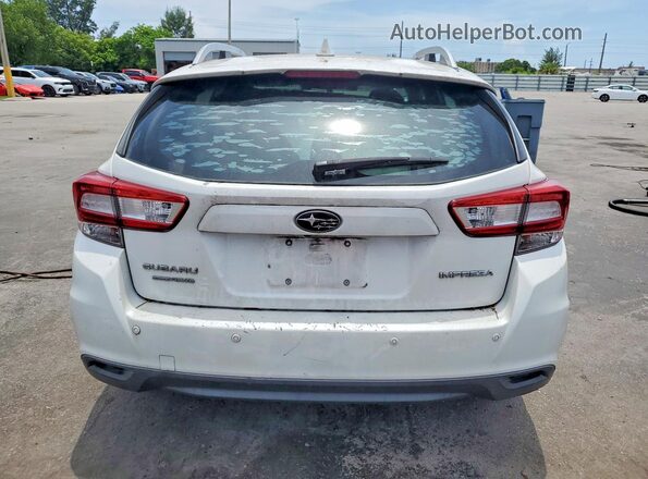 4S3GTAT60K3731914 2019 SUBARU IMPREZA White Vista trasera