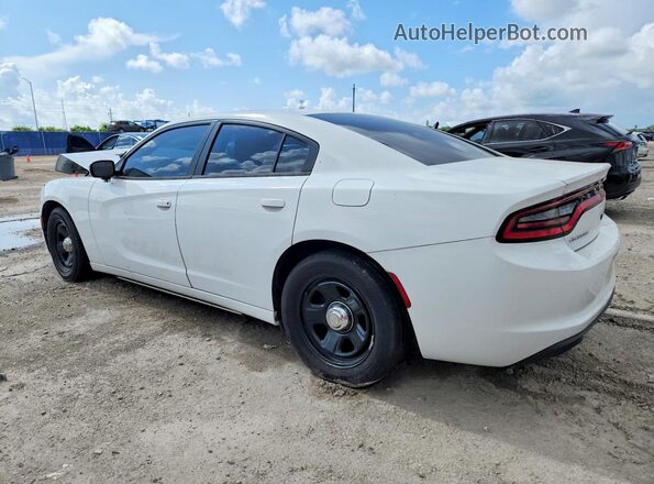2C3CDXATXHH544083 2017 DODGE CHARGER Белый Задняя правая четверть