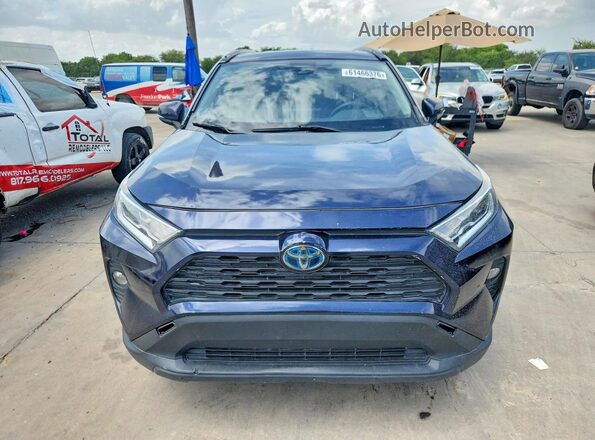 2T3RWRFVXLW047923 2020 TOYOTA RAV4 Blue უკანა ხედი