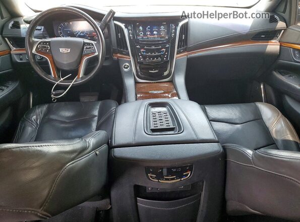 1GYS4JKJ3HR264162 2017 CADILLAC ESCALADE Black Սարքավորումների վահանակի տեսք