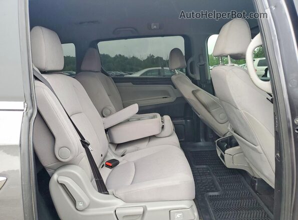 5FNRL6H56JB033217 2018 HONDA ODYSSEY Gray Widok komory silnika