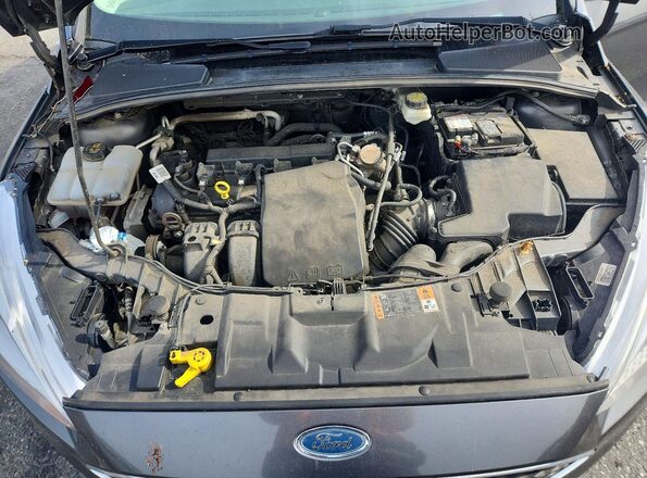1FADP3F26HL293622 2017 FORD FOCUS Gray Вид підкапотного простору
